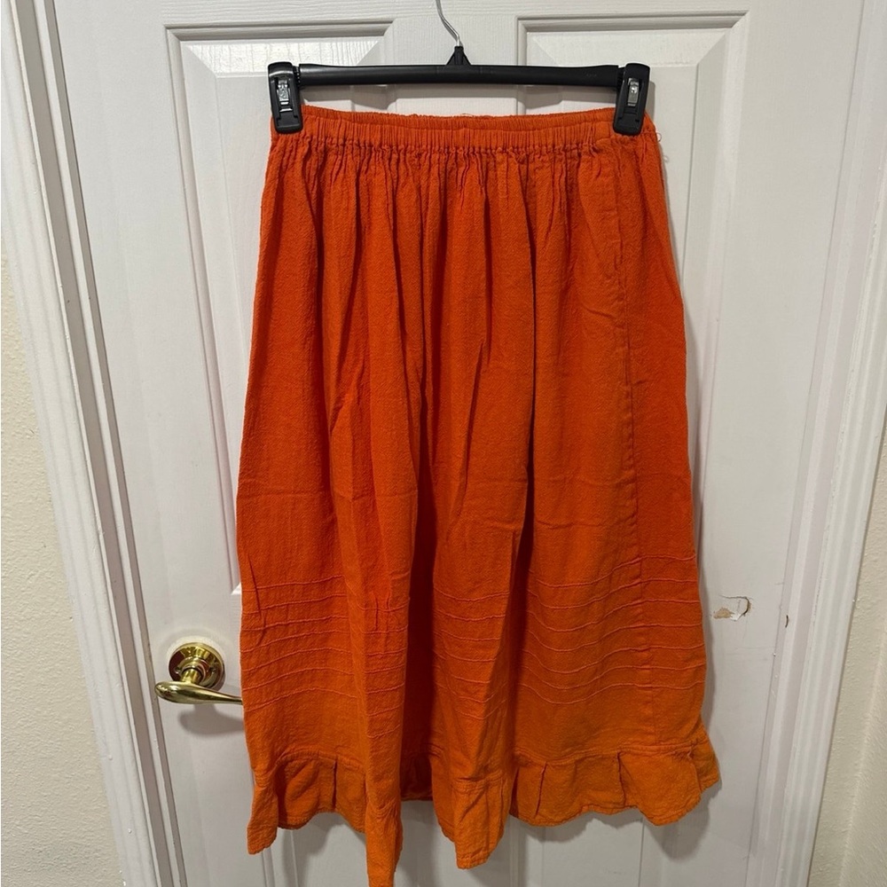 Vibrant Orange Women's Skirt